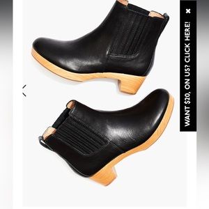 Madewell The Clog Boot in Leather